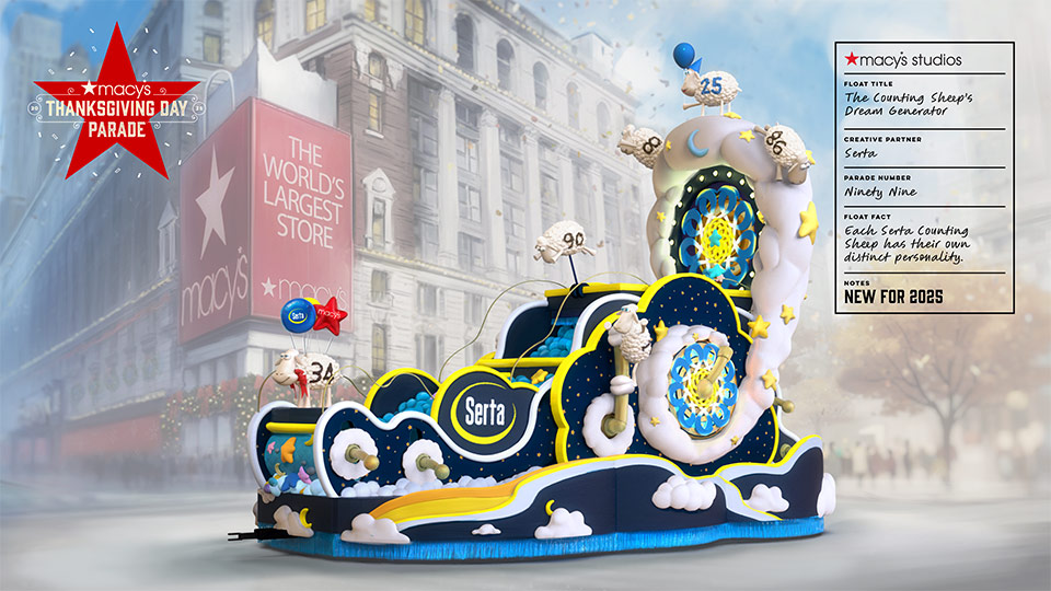 Serta Float, Macy's Thanksgiving Day Parade
